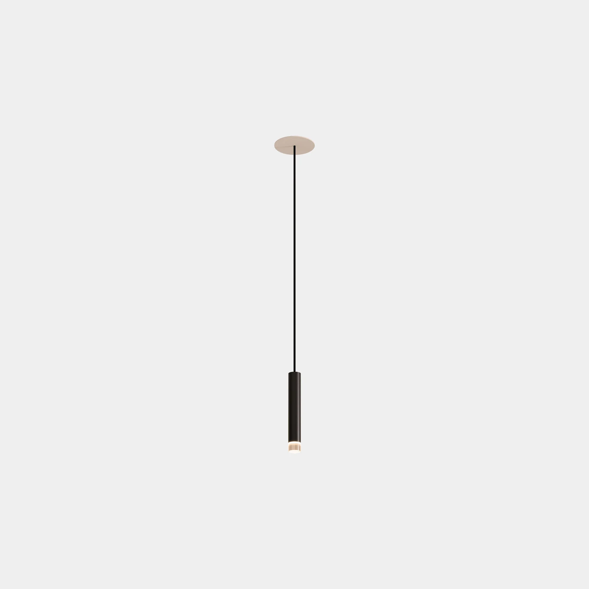 Lámpara de techo colgante LedsC4 Candle XS Recessed LED negro 2700K 00-8528-60-60