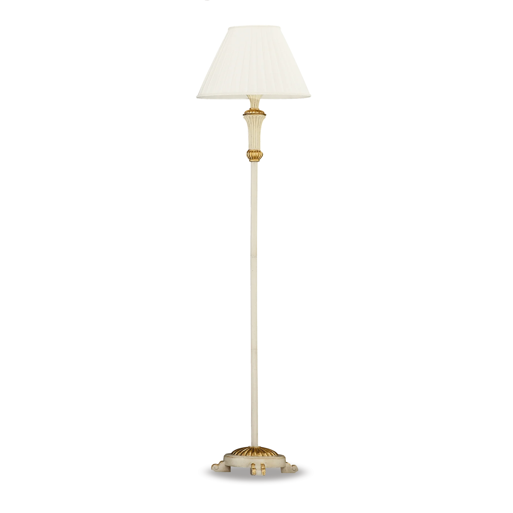 Lámpara de pie Ideal Lux Firenze blanco tela 60W 165cm