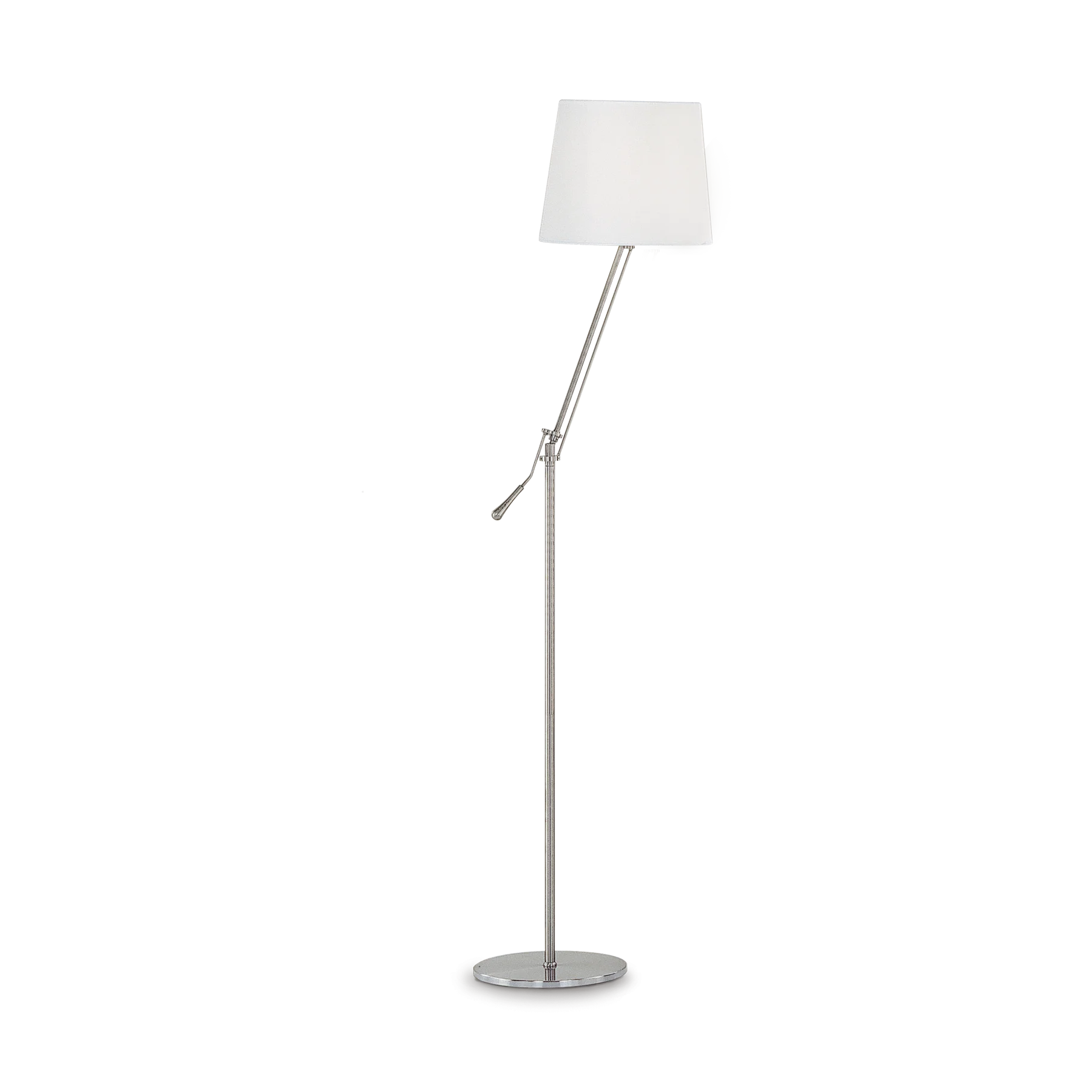 Lámpara de pie Ideal Lux Regol blanco tela 60W 163cm