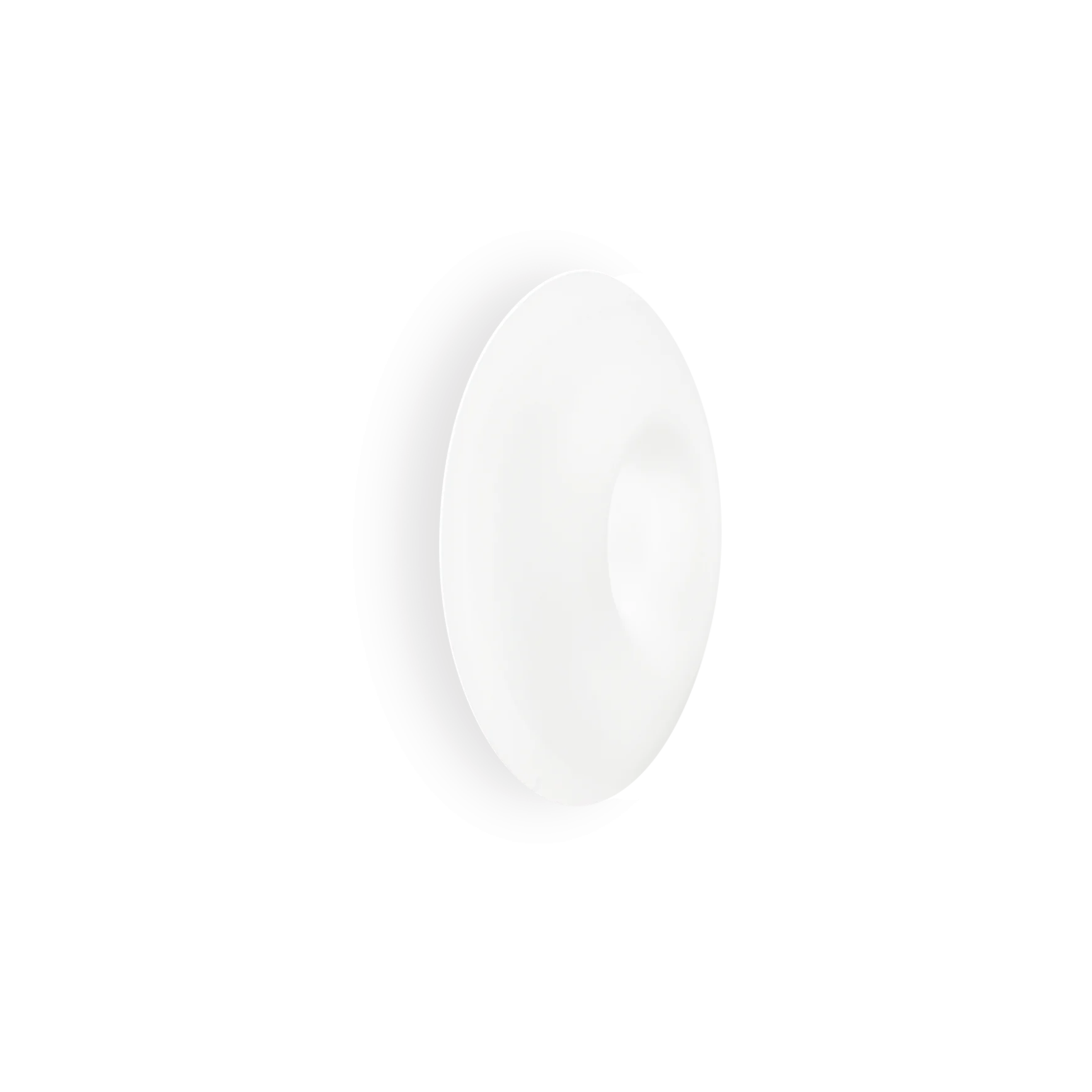 Plafón de techo Ideal Lux Glory blanco cristal 3 luces 180W Ø50cm