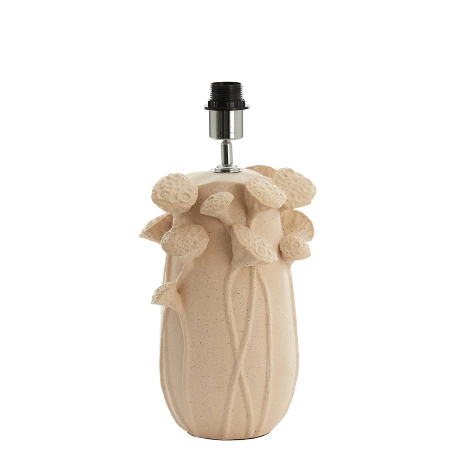 Base de lámpara de cerámica con motivo floral Light & Living Lavci