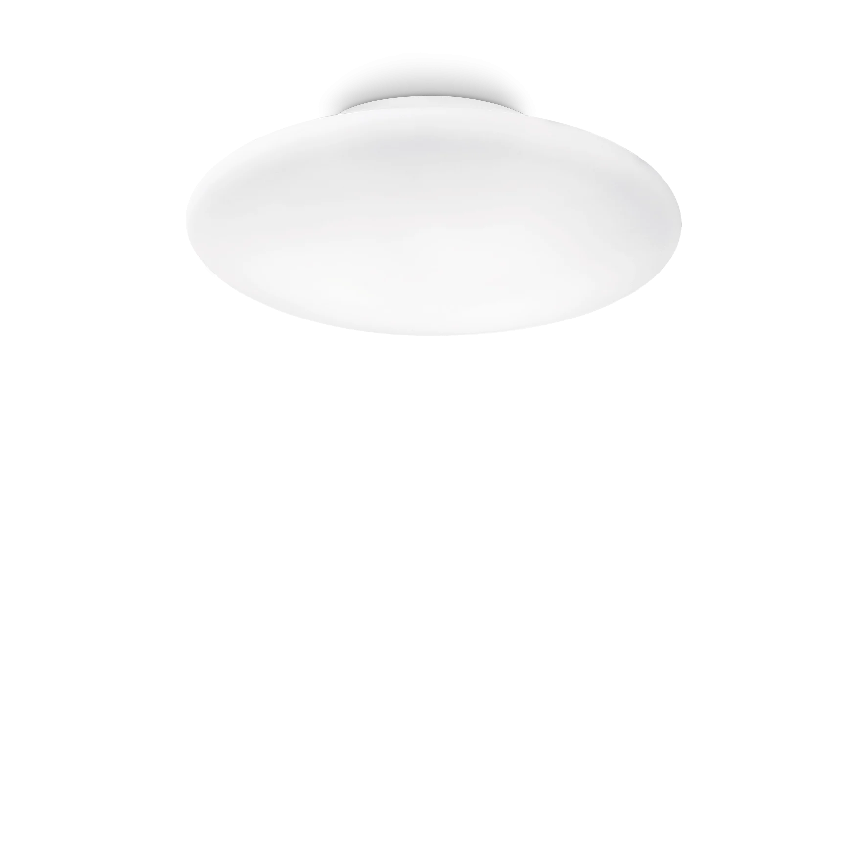 Plafón de techo Ideal Lux Smarties blanco cristal 3 luces 126W Ø60cm
