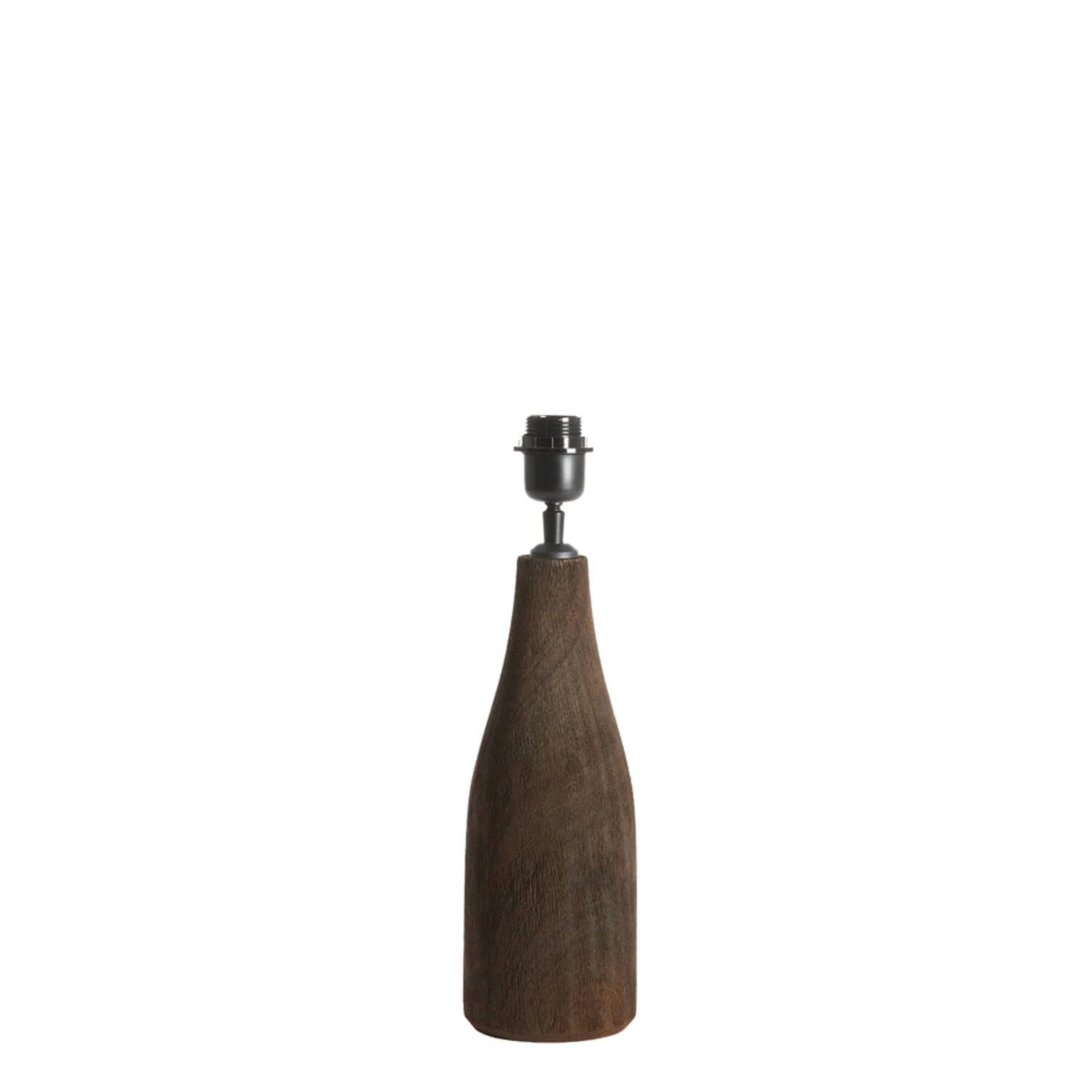 Base de lámpara de madera marrón oscuro para una iluminación acogedora Light & Living Trapino