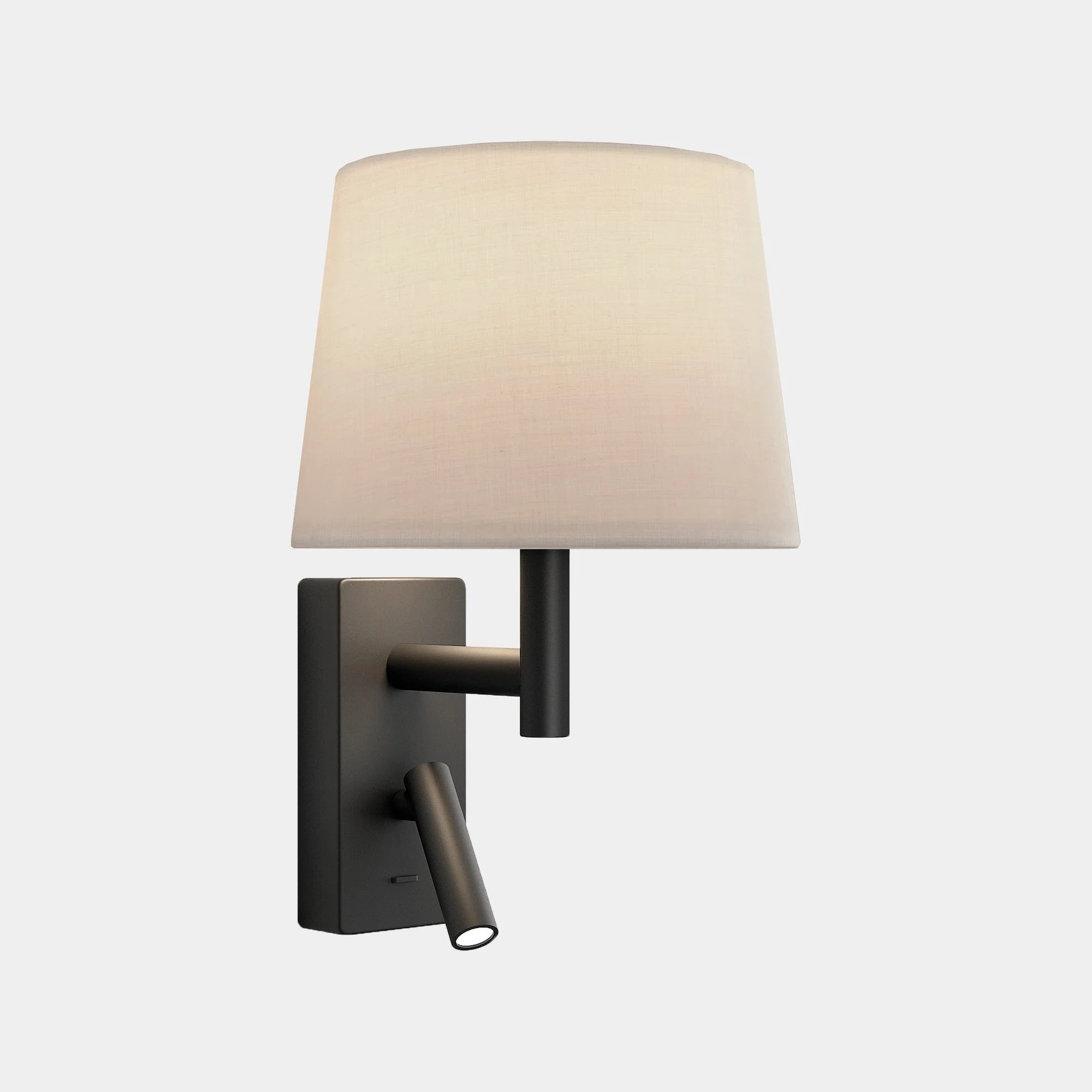 Aplique de pared LedsC4 Metrica Shade Reader LED negro 2700K 05-8400-05-82