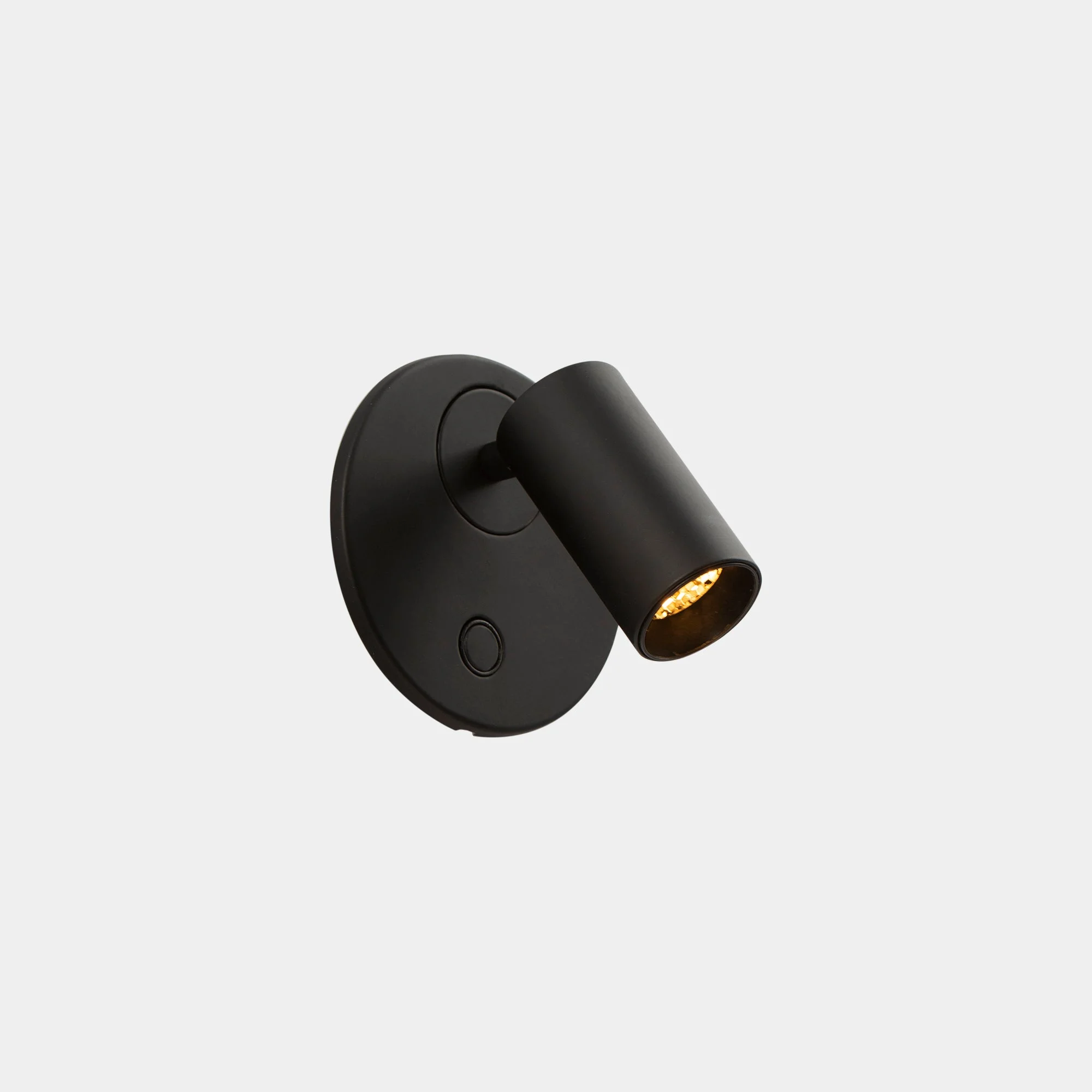 Aplique de pared con lector LedsC4 Chic LED negro 2700K táctil 05-8509-05-05