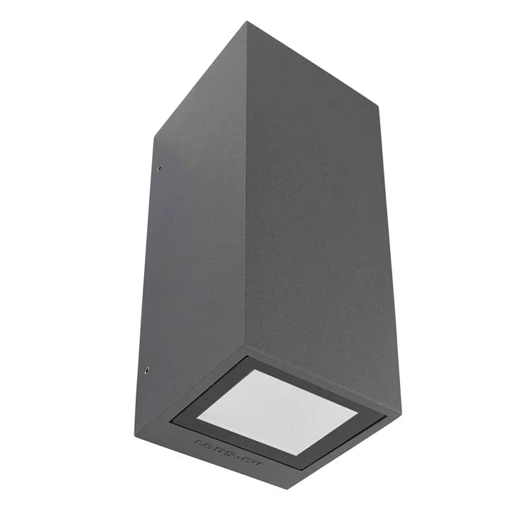 Aplique de exterior LedsC4 Afrodita Gu10 gris urbano IP55 05-9919-Z5-37