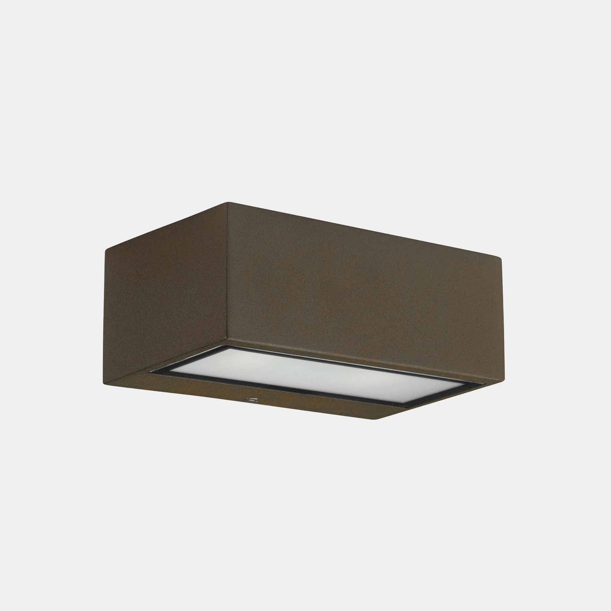 Aplique de exterior LedsC4 Nemesis Led marrón CCT regulable IP65 22cm 05-E027-J6-EH