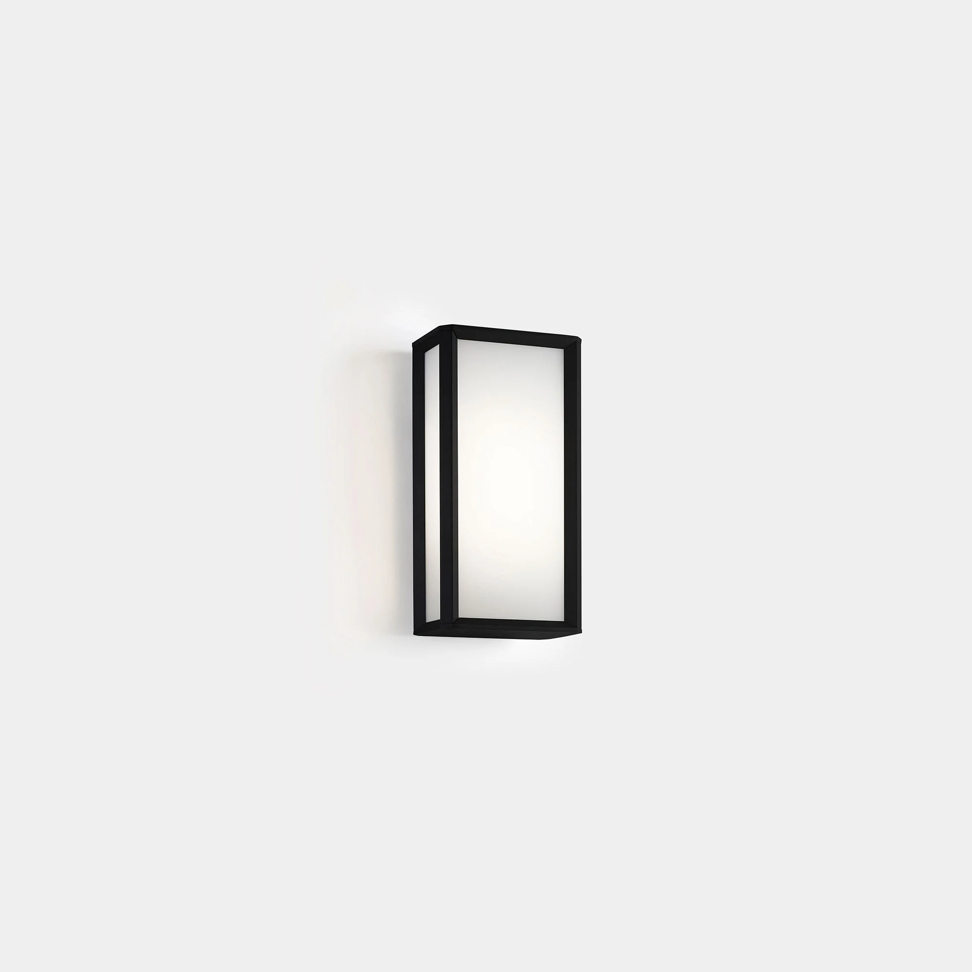 Aplique de exterior LedsC4 Skat LED negro blanco CCT regulable IP65 20cm 05-E028-60-EH