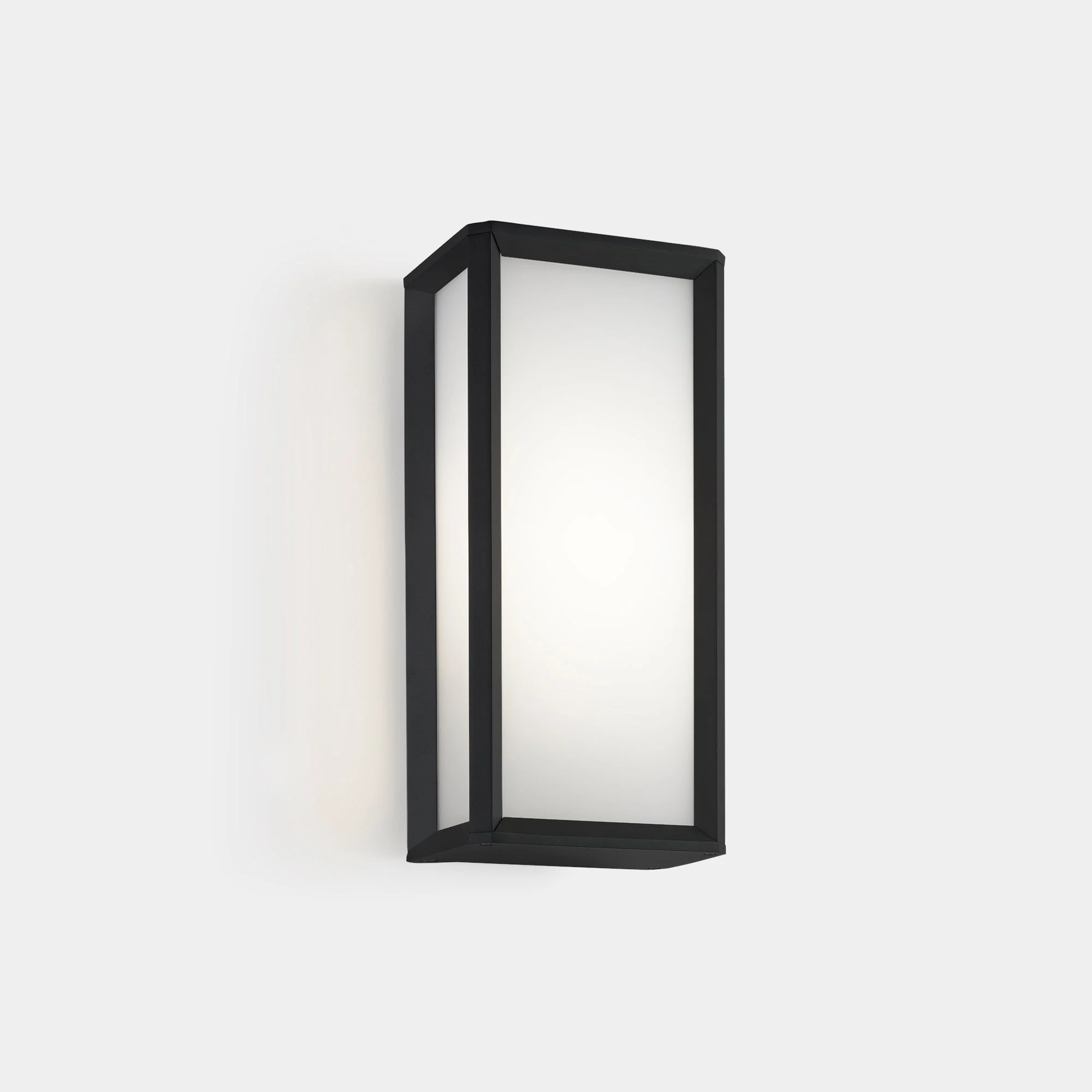 Aplique de exterior LedsC4 Skat LED negro blanco CCT regulable IP65 35cm 05-E055-60-EH