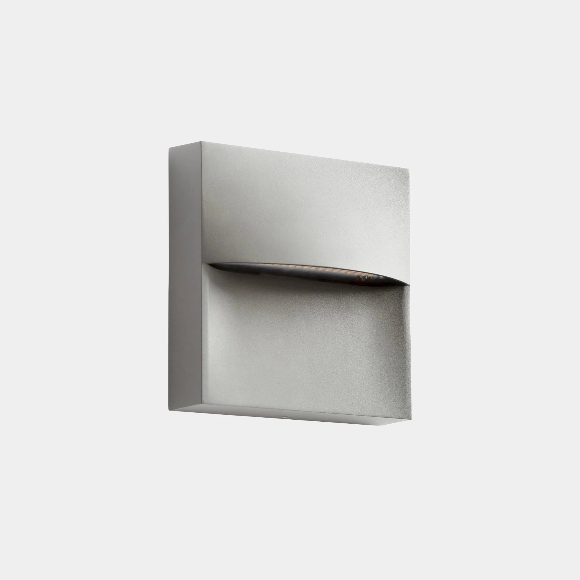 Aplique de exterior LedsC4 Sam LED gris CCT regulable IP66 14cm 05-E059-34-EH