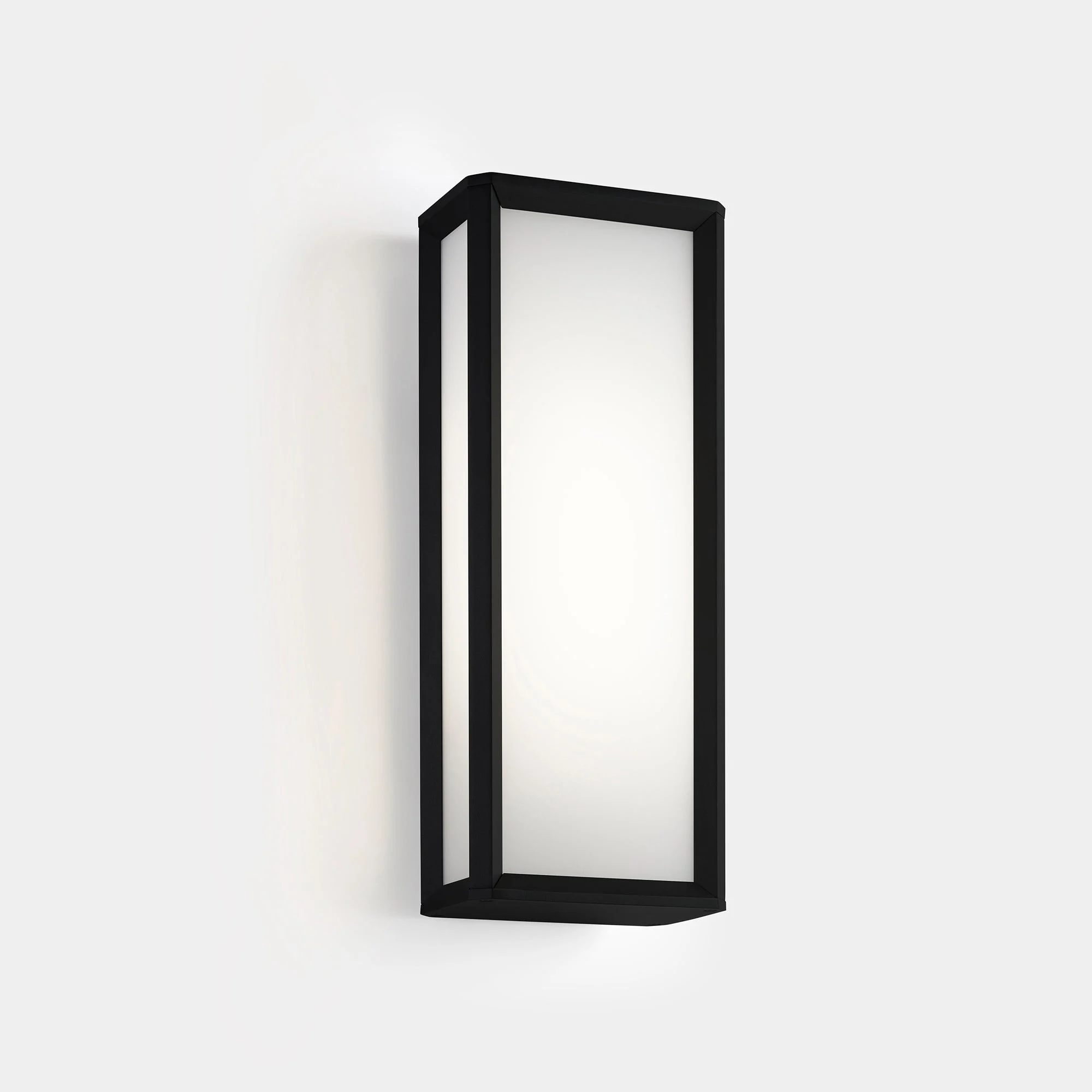 Aplique de exterior LedsC4 Skat LED negro blanco CCT regulable IP65 50cm 05-E109-60-EH