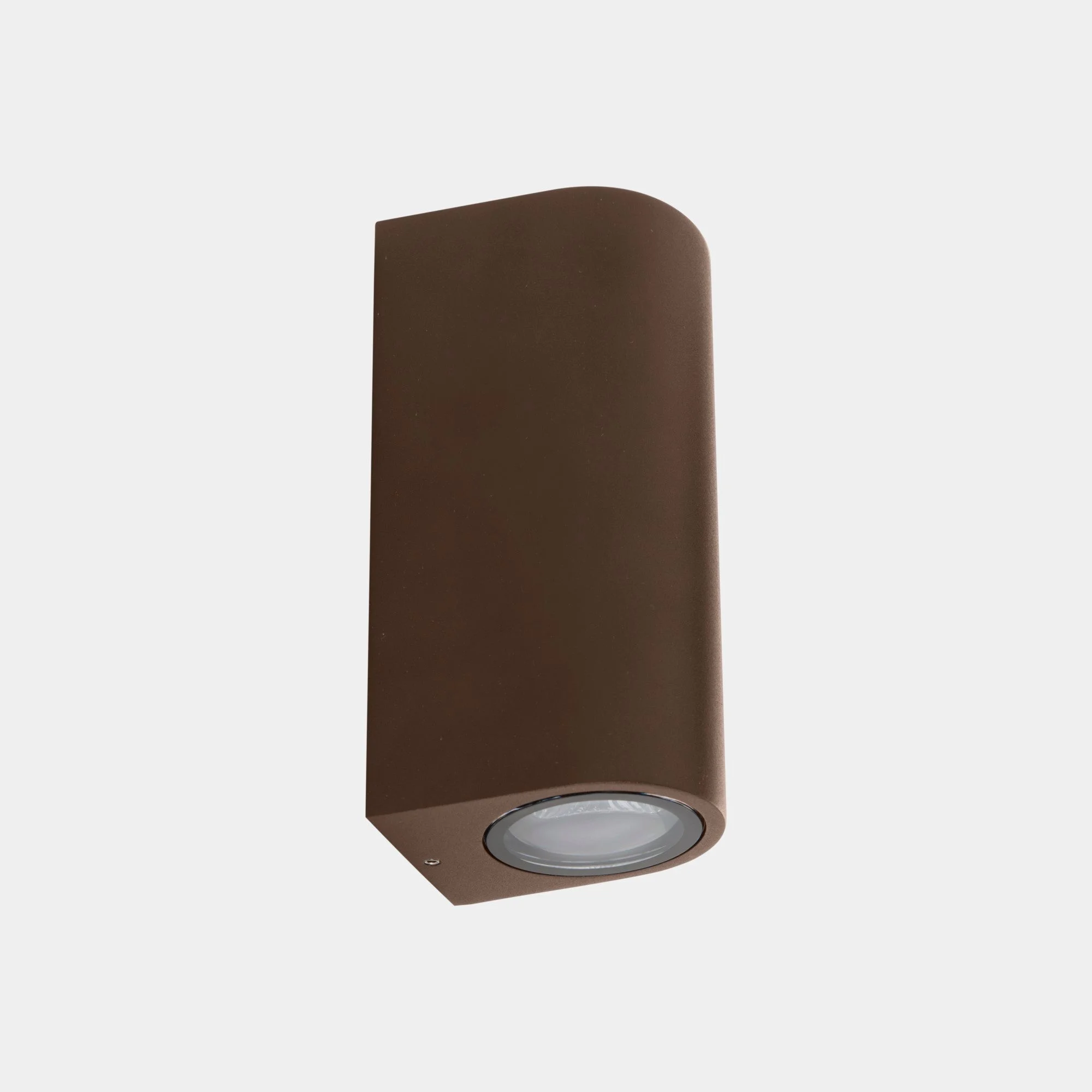 Aplique de exterior LedsC4 Eko Double Emission GU10 marrón IP66 05-E159-J6-37