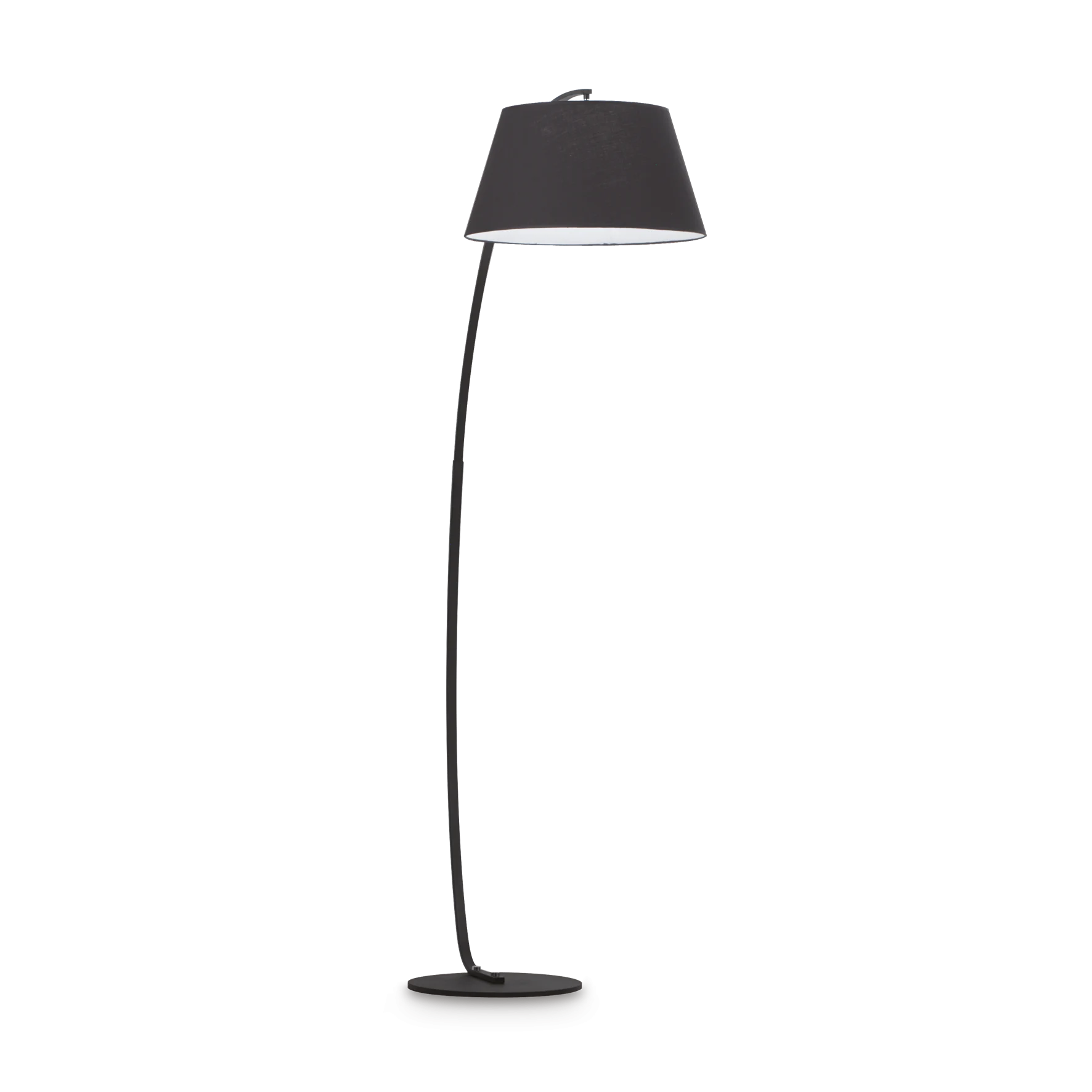 Lámpara de pie Ideal Lux Pagoda negro tela 60W 184cm