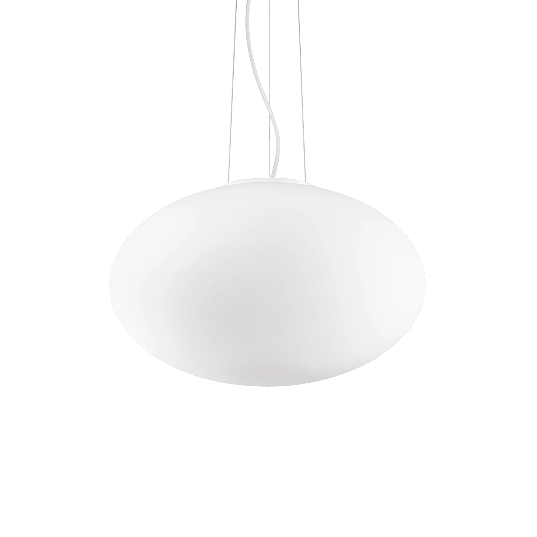 Lámpara colgante Ideal Lux Candy blanco cristal 42W Ø50cm