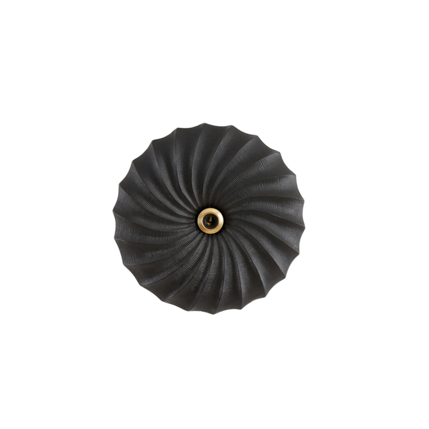 Pantalla negra con relieve girado Light & Living Bapato
