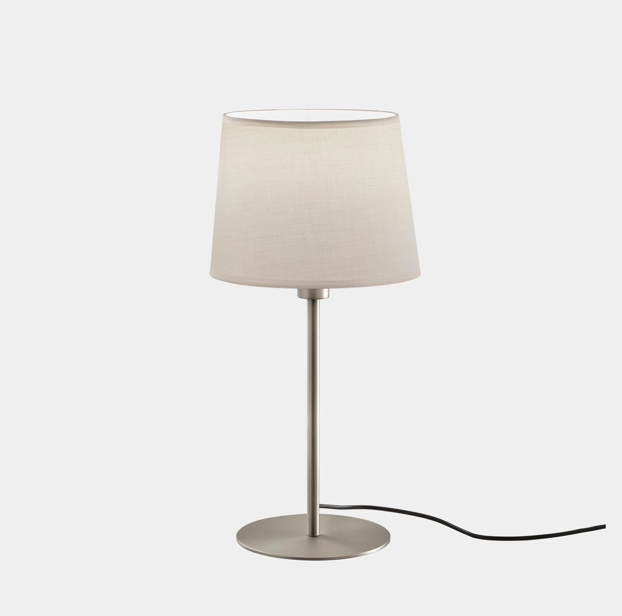 Lámpara de sobremesa LedsC4 Metrica Round níquel satinado 10-4759-81-82