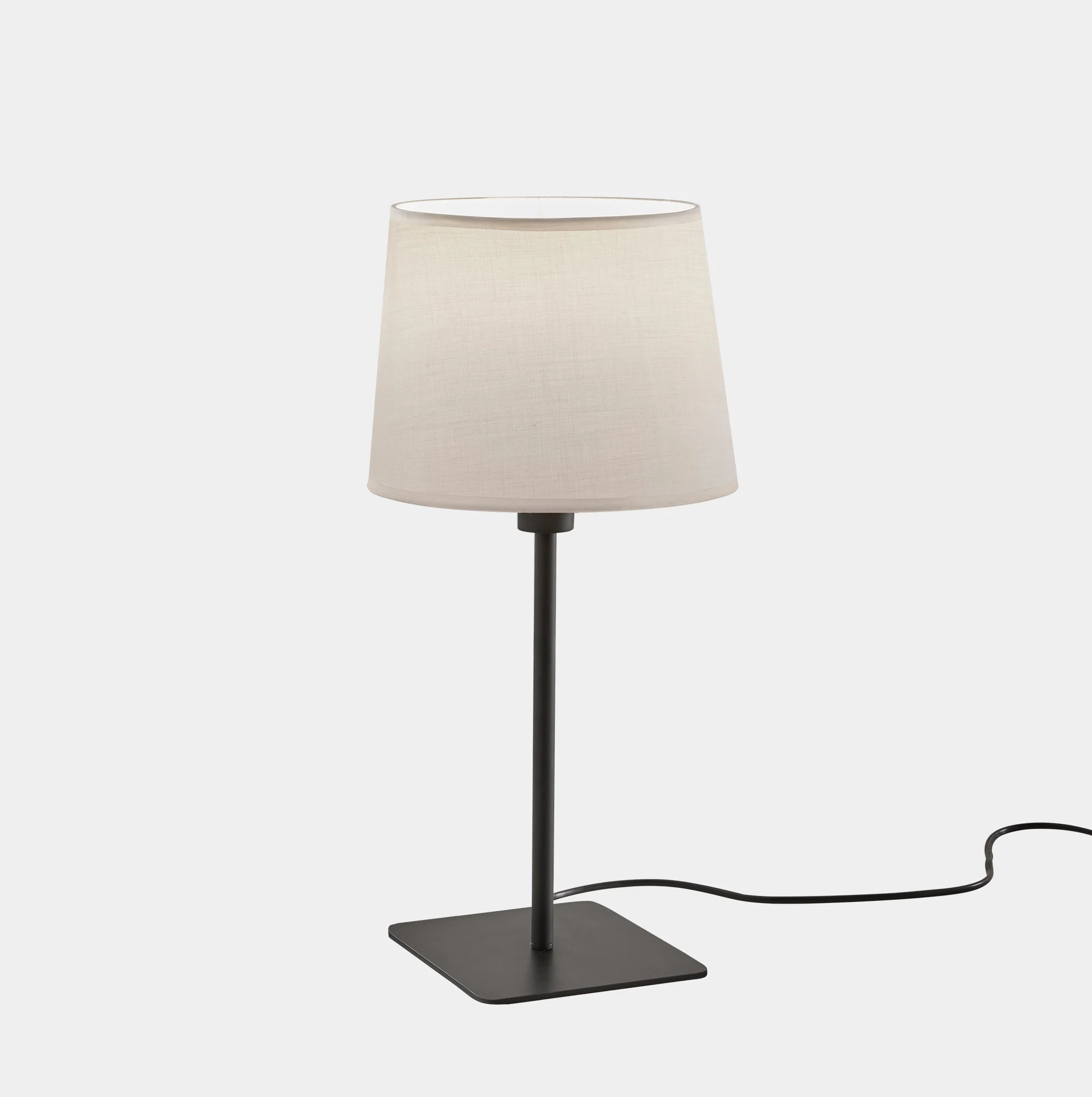 Lámpara de sobremesa LedsC4 Metrica Square E27 negro 10-8350-05-82