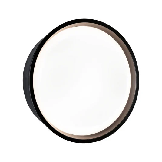 Platomo Aplique Exterior SWR Negro - Paulmann
