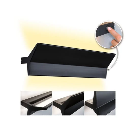 Paulmann Stine Aplique LED Dime LED, negro