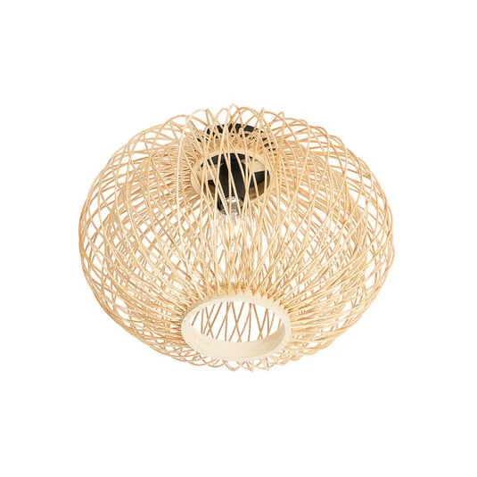 Solvira Lámpara de Techo Bamboo - Lindby