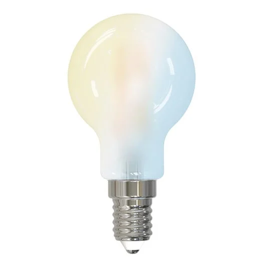LUUMR bombilla a gota LED inteligente E14 4,2 W mate CCT Tuya WLAN