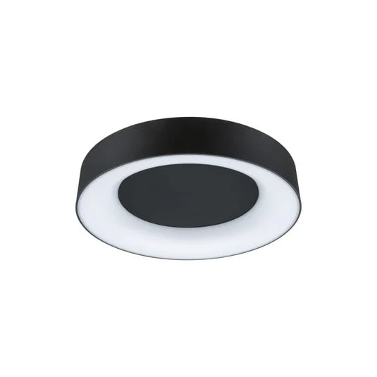 Casca plafón Ø40 IP44 negro mate - Paulmann