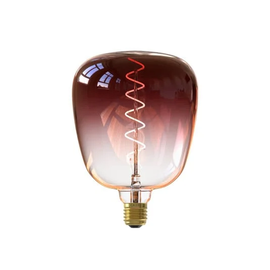 Calex Kiruna bombilla LED E27 5W filamento atenuable marrone