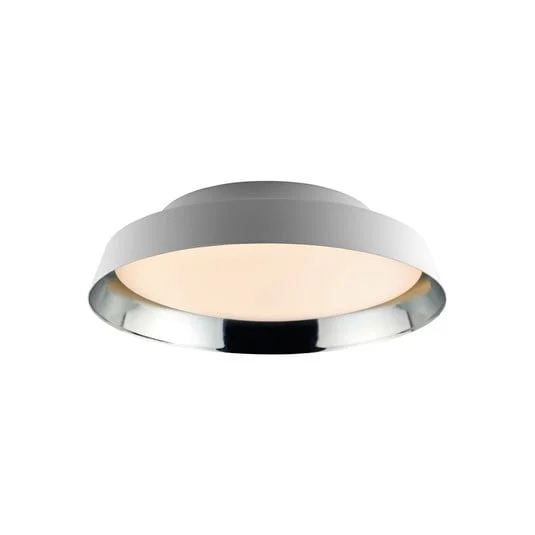 Plafón LED Boop! Ø54 cm blanco/azul grisáceo