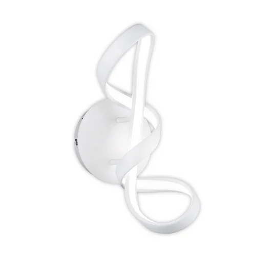 Aplique LED Perugia interruptor atenuación, blanco