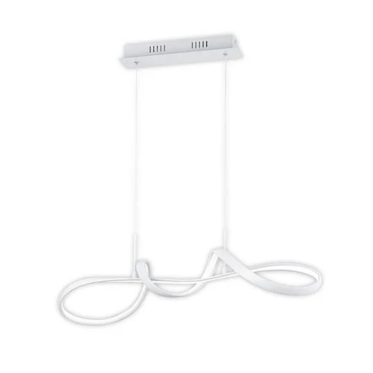 Colgante LED Perugia interruptor atenuación blanco