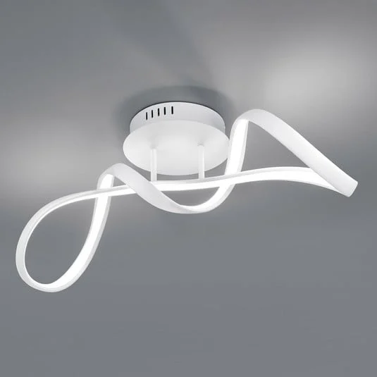 Plafón LED Perugia interruptor atenuación, blanco