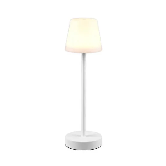 Lámpara mesa LED Martinez, atenuador y CCT, blanco