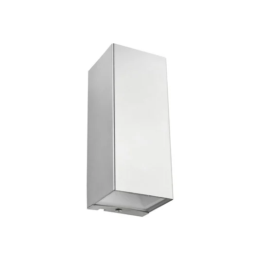 Aplique LED para exterior Luca, up/downlight acero inoxidable