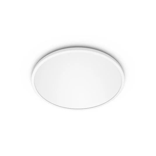 Philips SuperSlim LED IP44 2700 K Ø 24,5 cm blanco