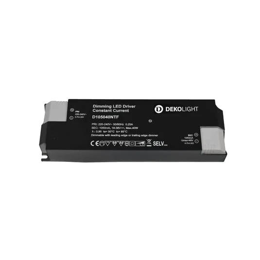 Transformador LED básico, atenuable, CC, D105040NTF/40W