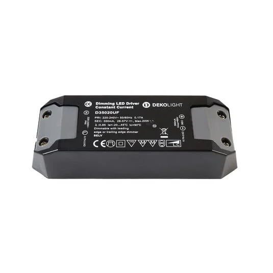 Transformador LED básico, atenuable, CC, D35020UF/20W