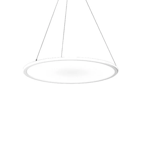 Lámpara colgante RZB Sidelite ECO Ø 58 cm opalina 4000 K