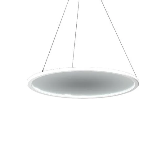 Lámpara colgante RZB Sidelite ECO Ø 58 cm transparente 3000 K