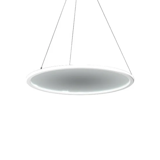 Lámpara colgante RZB Sidelite ECO Ø 58 cm transparente 4000 K