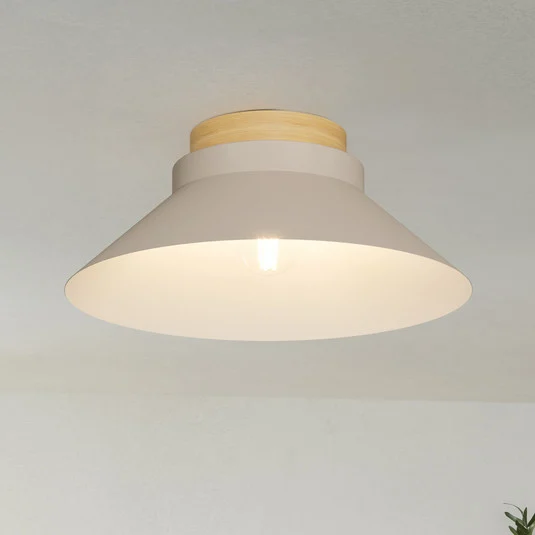 Plafón Moharras, arena con detalle en madera