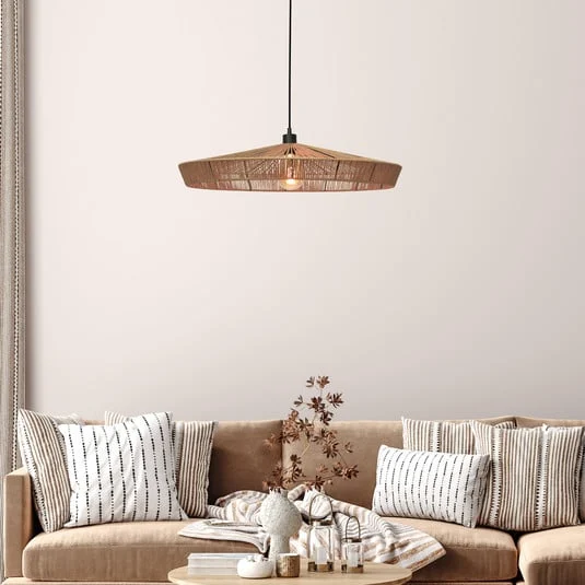 Yunkai lámpara colgante de papel, 1 luz, Ø 70cm