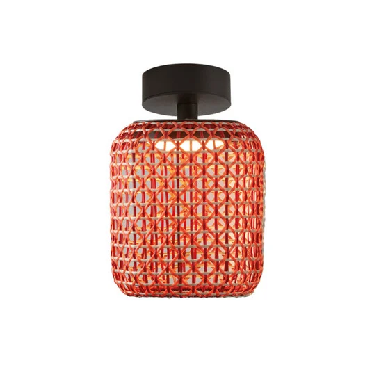 Plafón para exterior Bover Nans PF/21 LED, rojo
