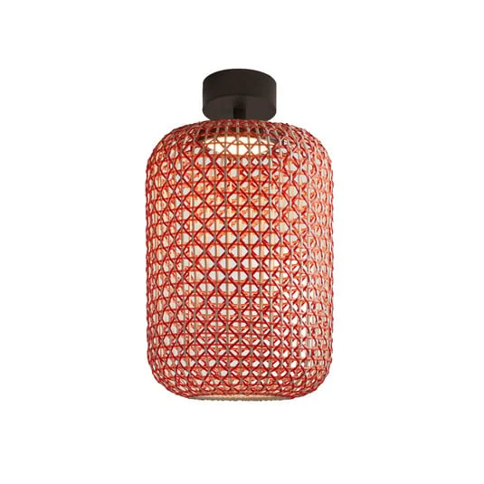 Plafón para exterior Bover Nans PF/31.2 LED, rojo