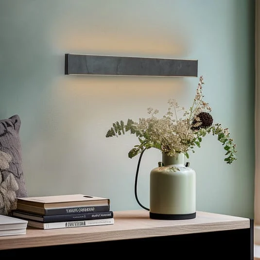 Quitani Zino aplique LED, 20W, pizarra gris