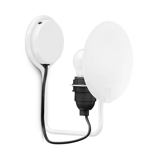 Aplique de pared LED Stilnovo Bugia, 1 luz, blanco