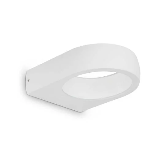 Telefunken Puka aplique LED de exterior, blanco