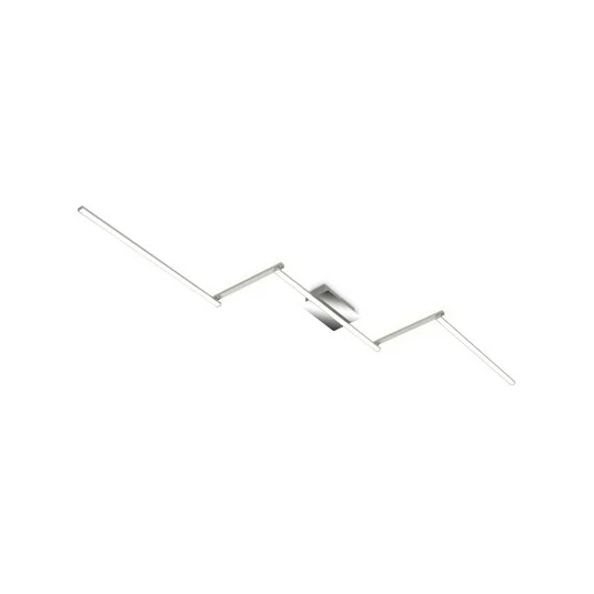 Plafón LED Staff, plata, 3.000 K