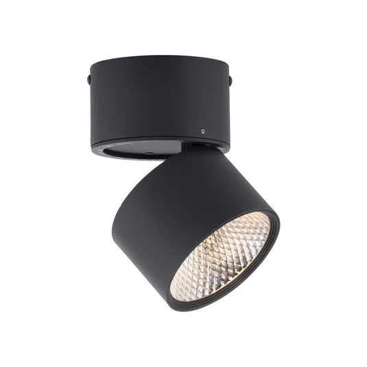 Plafón LED PURE Nola, de 1 luz, negro