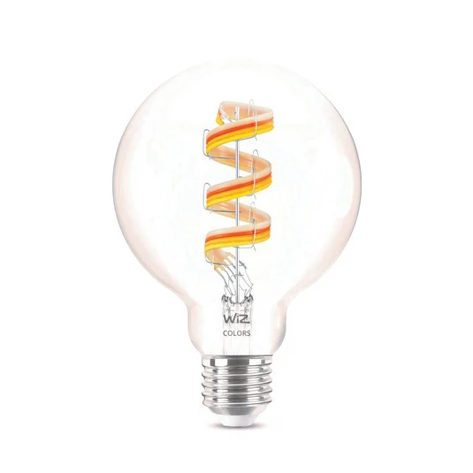 WiZ G95 LED filamento globo WiFi E27 6,3W RGBW