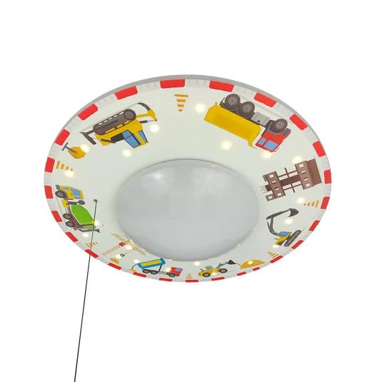 Plafón Construcción con lámpara estrellada LED